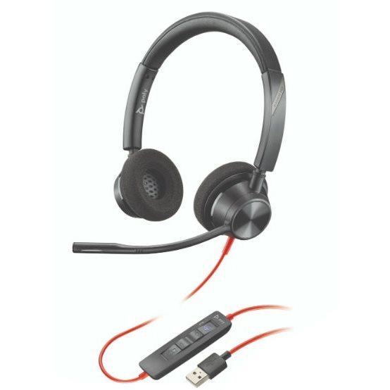 Casque stereo Blackwire 3320 USB-A - POLY